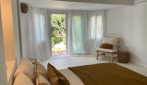 Habitación superior, vistas al jardín