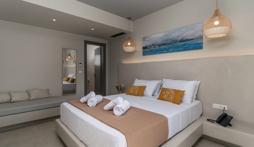 Habitación triple Deluxe, vistas al mar