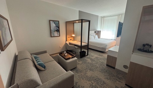 Suite, 1 cama de matrimonio grande con sofá cama, no fumadores (Hearing Accessible)