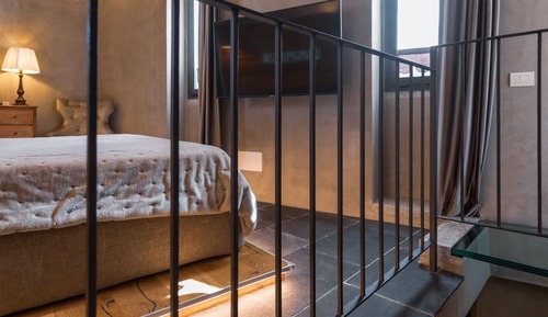 Apartamento de diseño, 1 cama de matrimonio grande