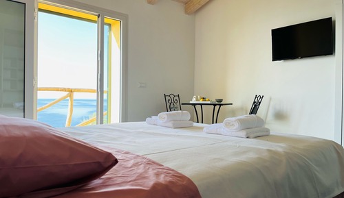 Habitación tradicional, vistas al mar