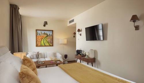 Suite, balcón, vistas al patio