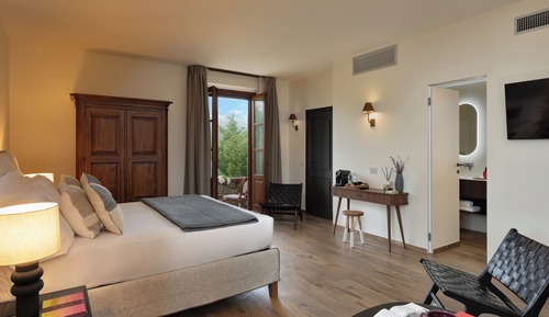 Suite, balcón, vistas al jardín