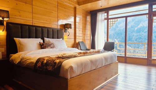 Habitación Premium, 1 cama doble, balcón, vistas a la montaña