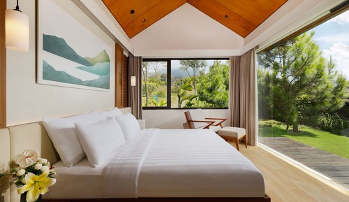 Villa presidencial, 2 habitaciones, vistas al jardín, junto a la montaña