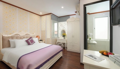 Habitación Deluxe doble, 1 cama de matrimonio, vistas a la ciudad
