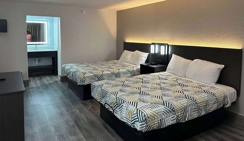 Habitación Deluxe, 2 camas de matrimonio, no fumadores, frigorífico y microondas