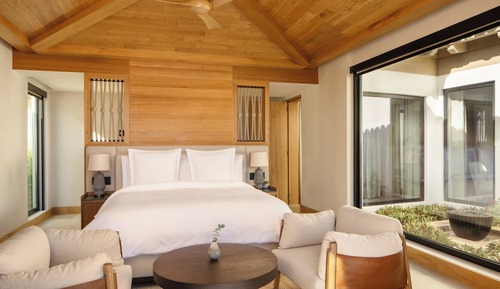 Villa presidencial, 3 habitaciones, frente al mar