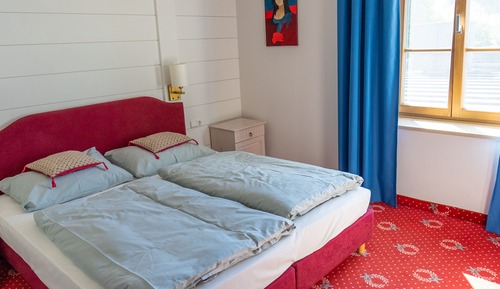 Suite tradicional, 1 cama de matrimonio grande con sofá cama, no fumadores, vistas al lago