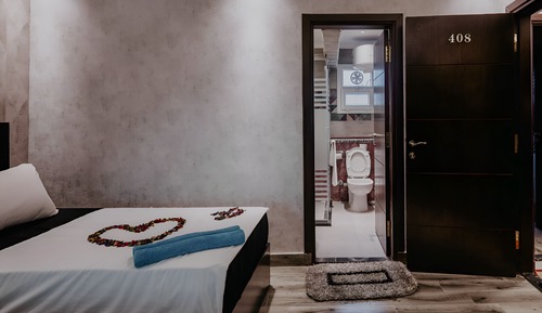 Habitación estándar doble, baño privado