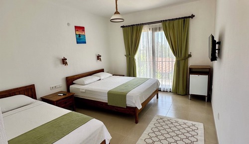 Habitación básica, vistas al jardín