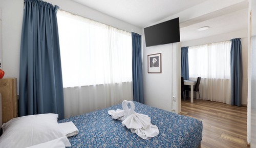 Suite estudio básica, vistas al jardín