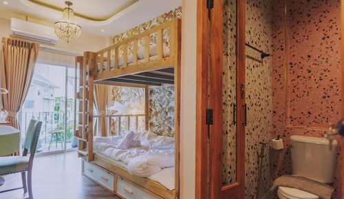 Private Small Double Bunk Bed