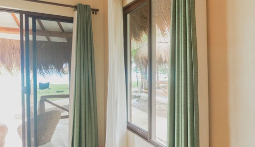 Cabaña Deluxe, 2 camas de matrimonio, vistas a la laguna