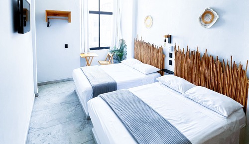 Habitación básica doble, 2 camas dobles