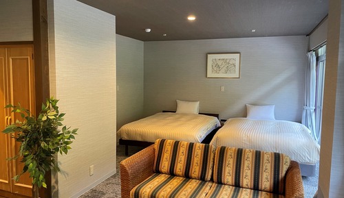 Habitación básica con 2 camas individuales