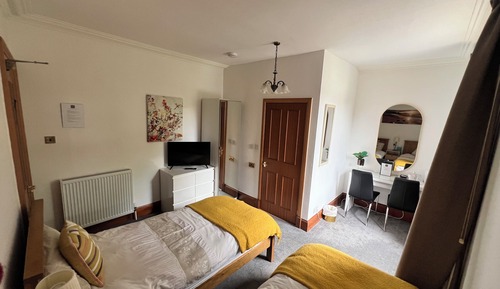 Habitación estándar con 2 camas individuales, vistas al jardín
