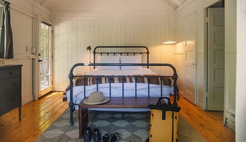 Bungalow, 1 cama de matrimonio, cocina básica