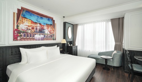 Habitación Deluxe con 2 camas individuales, no fumadores, vistas a la ciudad
