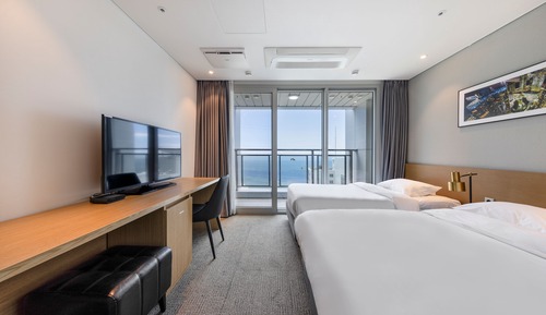 Habitación estándar con 2 camas individuales, vistas a la ciudad