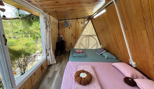 Habitación cuádruple romántica, 1 habitación, vistas parciales al lago