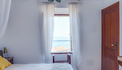 Habitación económica doble, vistas al mar