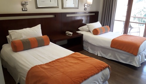 Habitación estándar con 1 cama doble o 2 individuales, vistas al jardín