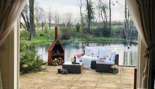 Chalet, baño privado, vistas al lago