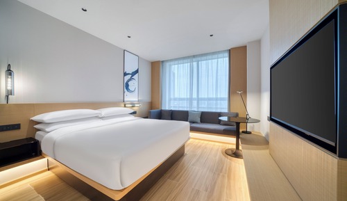 Habitación estándar, 1 cama de matrimonio grande, vistas a la ciudad