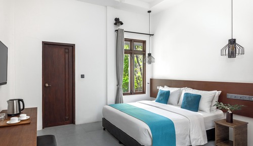Habitación superior, vistas al jardín