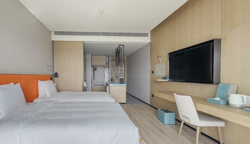 Habitación estándar, 2 camas dobles (High Floor)