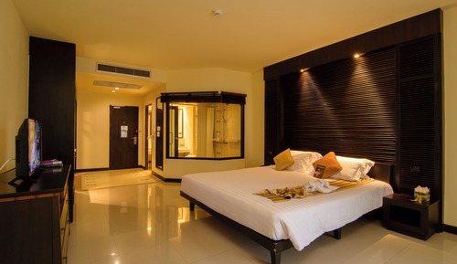 Habitación superior, vistas al jardín
