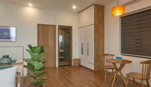 Estudio Deluxe, 1 cama de matrimonio, vistas al lago