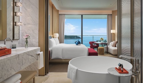 Habitación, vistas al mar