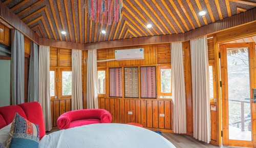 Bungalow Deluxe, balcón, vistas a la montaña