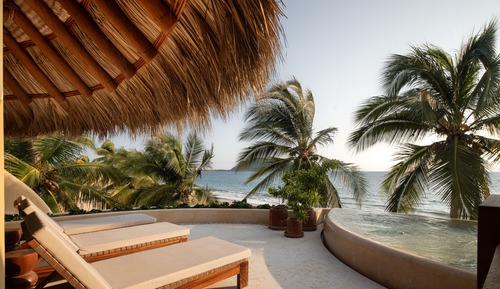 Villa de lujo, vistas a la playa