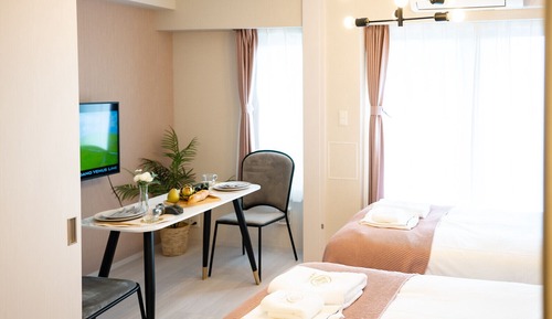 Habitación con 2 camas individuales