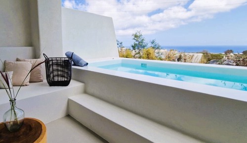 Suite Premium, 1 cama de matrimonio con sofá cama, piscina privada, vistas al mar