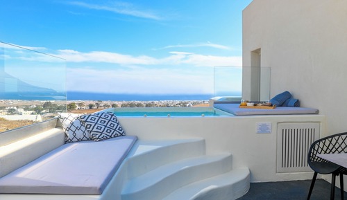 Suite superior, bañera de hidromasaje, vistas al mar