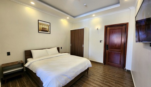 Apartamento ejecutivo, 2 habitaciones, cocina, vistas a la ciudad