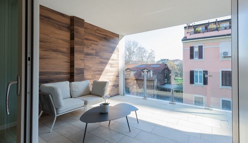 Deluxe Apartment, 1 Double Bed with Sofa bed, Terrace, Garden Area