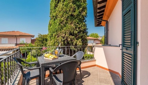 Habitación cuádruple superior, balcón, en una planta alta