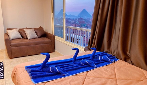 Family Room With Pyramids View
