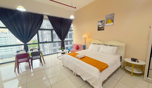 Apartamento Business, 1 habitación, frigorífico y microondas, vistas a la ciudad