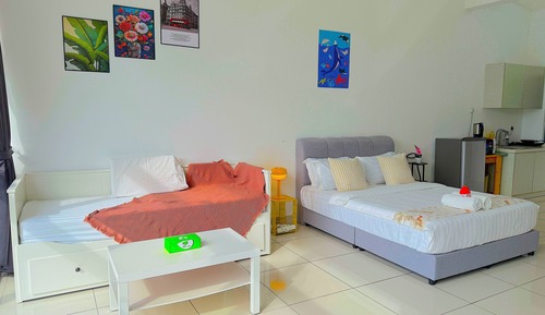 Suite estudio de lujo, frigorífico y microondas, vistas a la ciudad