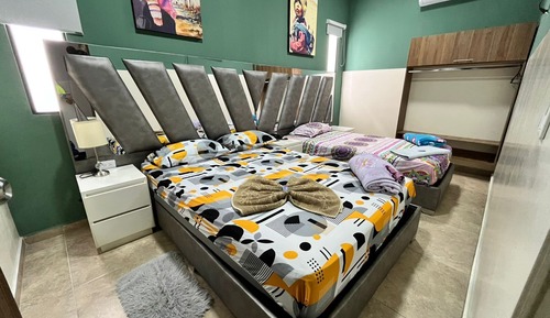 Habitación familiar doble de uso individual, varias camas, Aire acondicionado