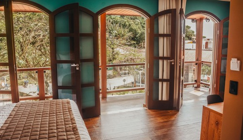 Habitación doble superior, patio