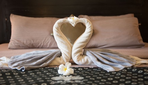 Habitación Deluxe doble, 2 camas de matrimonio, no fumadores, baño privado
