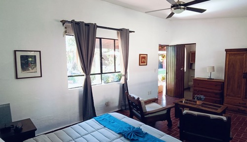 Habitación de diseño, vistas al jardín