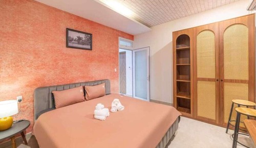 Apartamento, 1 cama de matrimonio con sofá cama